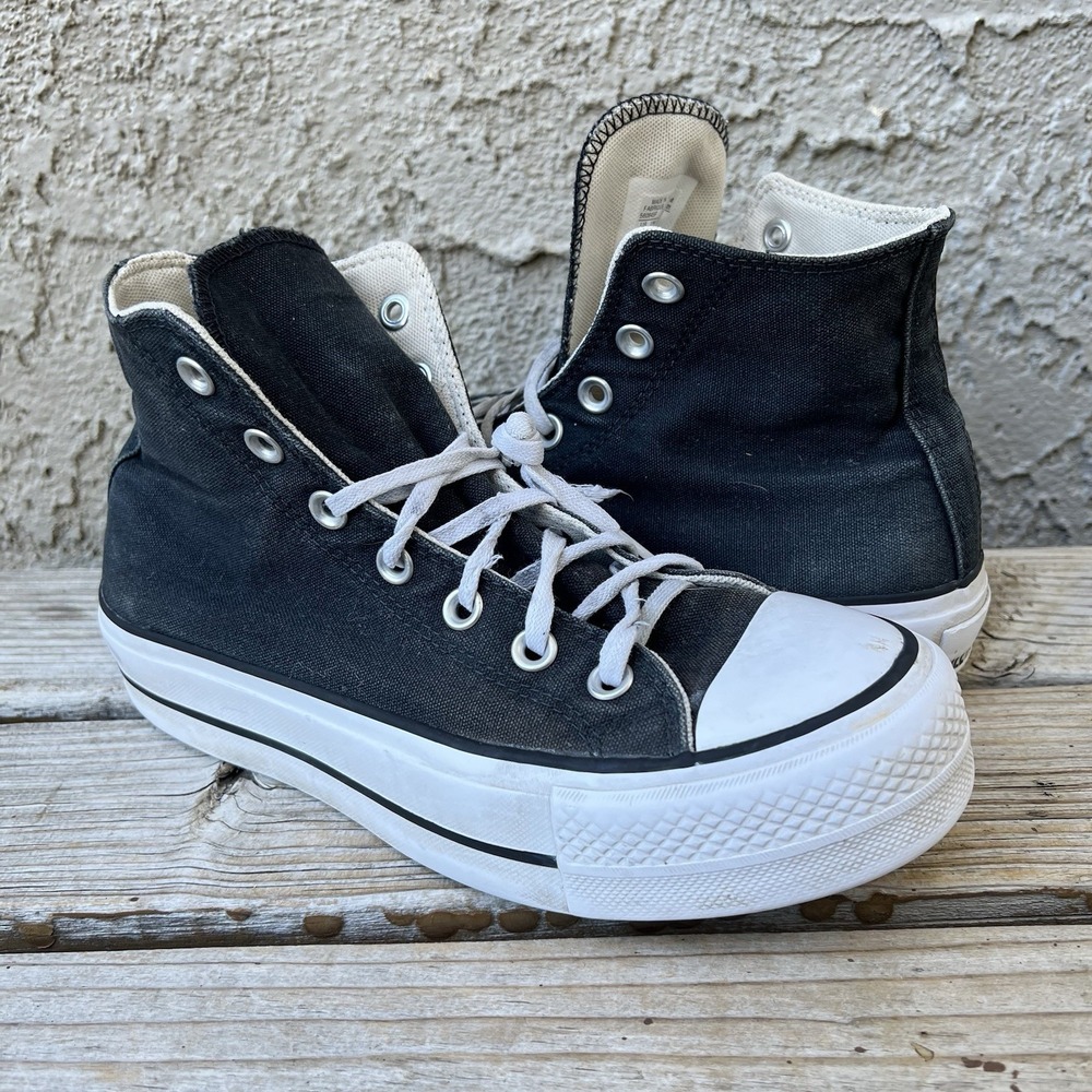Converse Shoes Women Size 7 Chuck Taylor All Star Lift High Platform Black